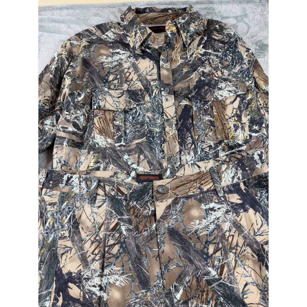 True Timber Camo Shirt Pants Set Mens L Hunting Tactical Outdoors - Picture 2 of 16